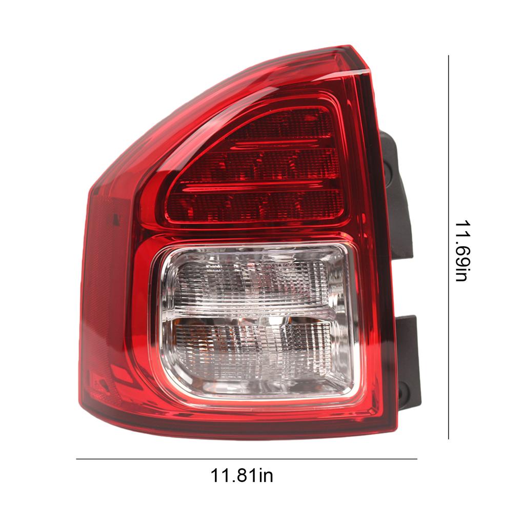 For JEEP Compass 2011 2012 2013 Turn Signal Warning Tail Light LED Taillight Brake Lamp Replaces Replacement Tail Light