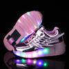 Charging Wings Runaway Shoes Double Wheels Boys and Girls Wheels Shoes Luminous Light Shoes