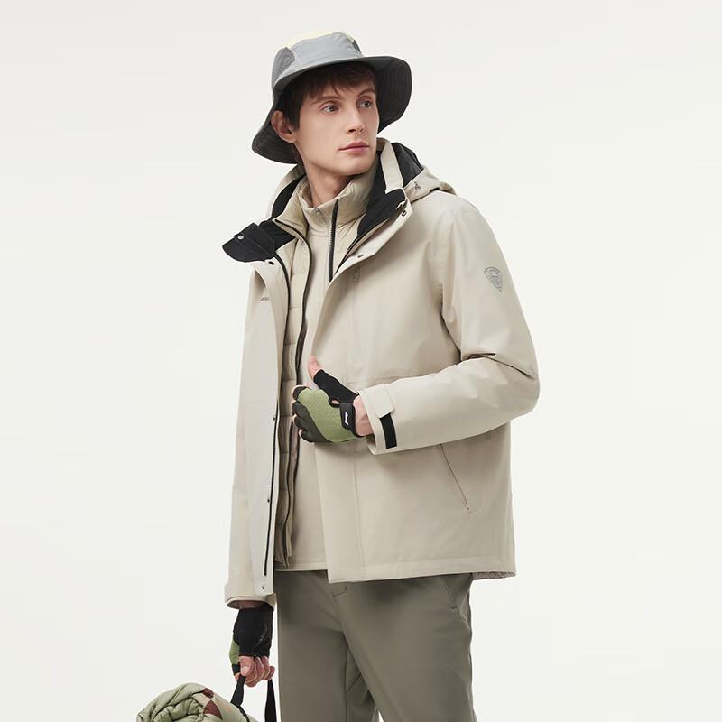 Tanboer Men's 3-in-1 City Outdoor Windproof Down Jacket