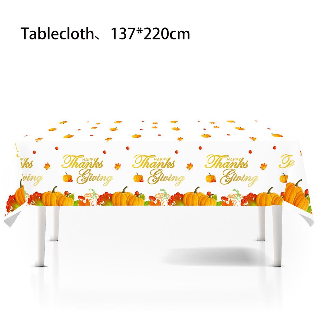Thanksgiving Themed Party Supplies Birthday Decorations Party Arrangements Props Paper Plates Paper Cups Tablecloths Paper Towels