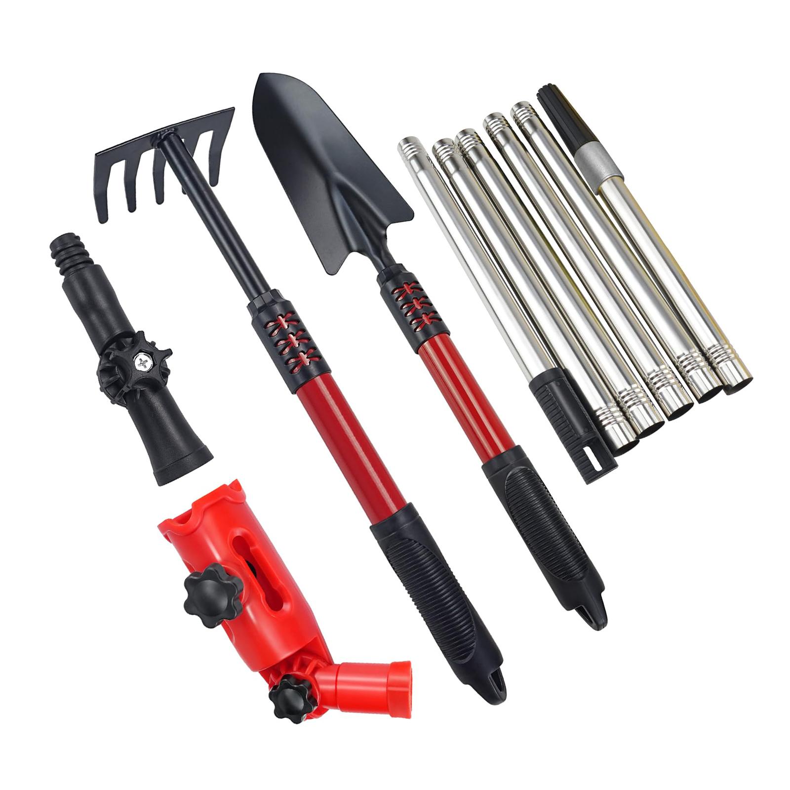 

Садовый многоугольный очиститель желобов 1,7 м шесты с зажимными винтами пластиковая металлическая конструкция инструмент для удаления листьев