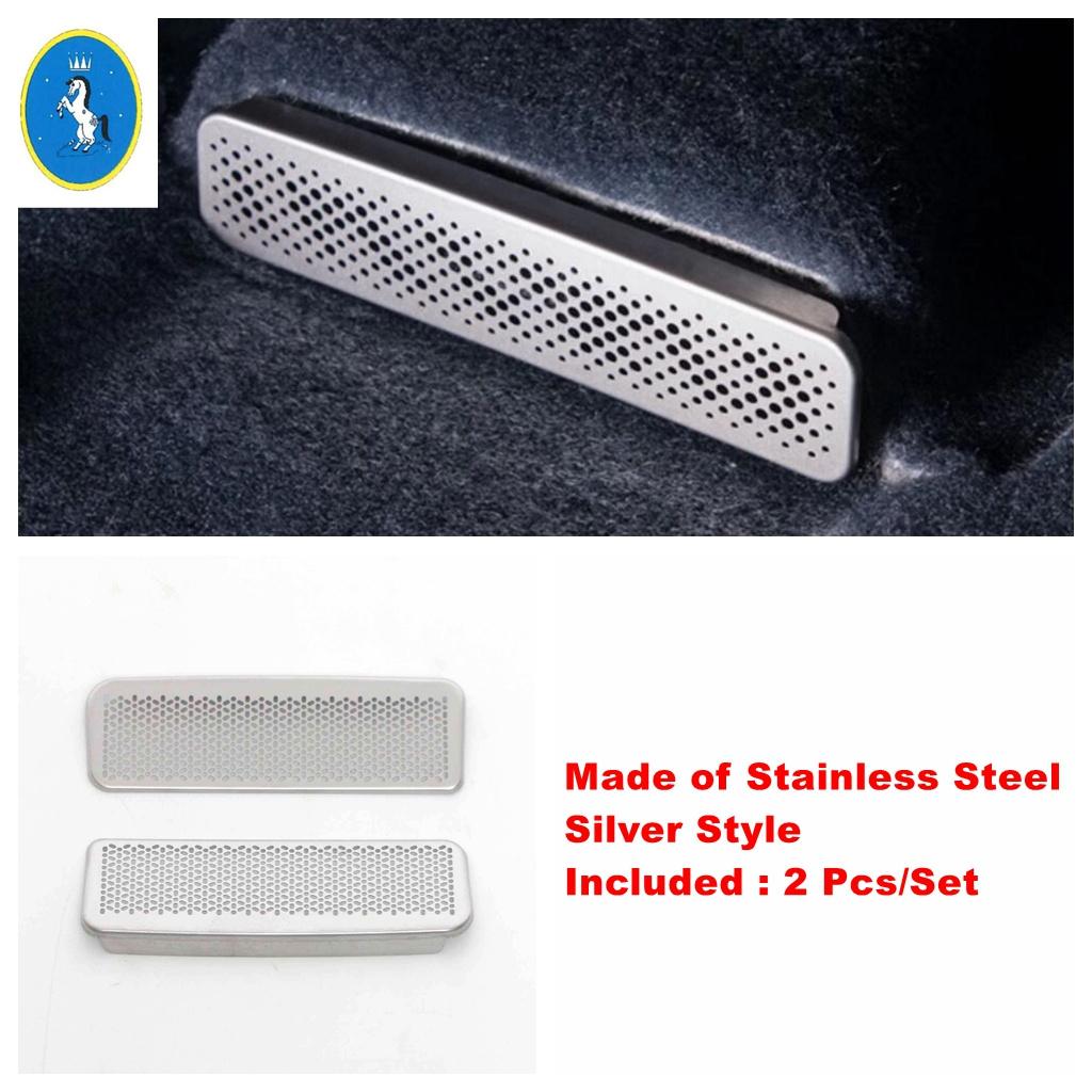 

Silver Auto Lights Switch / AC Air Outlet / Glove Storage Box Decor Cover Trim For Citroen C5X - 2025 Stainless Accessories Seat Air Dust Cover