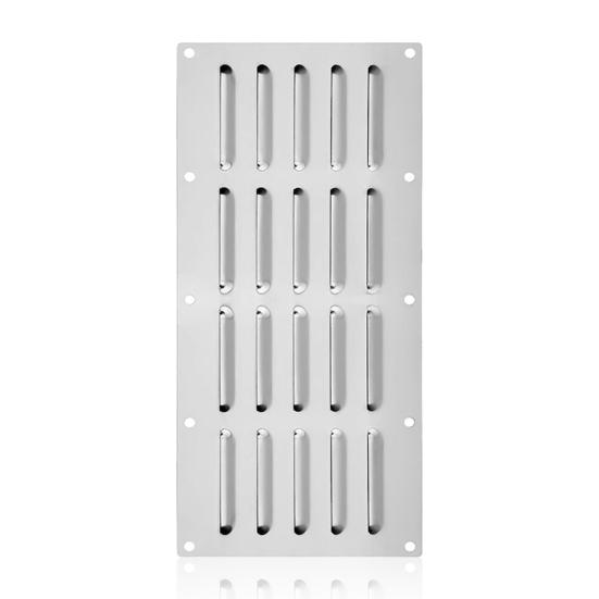 1/2Pcs Ventilation Panels Rustproof Corrosion Resistant Easy Assembly Durable Design Stainless Steel Vent