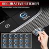 Car logo Sticker Central control Decals For Volvo AWD C30 C70 S40 S60 S80 S90 T6 V40 V50 V60 V70 V90 XC40 XC60 XC70 XC90 auto
