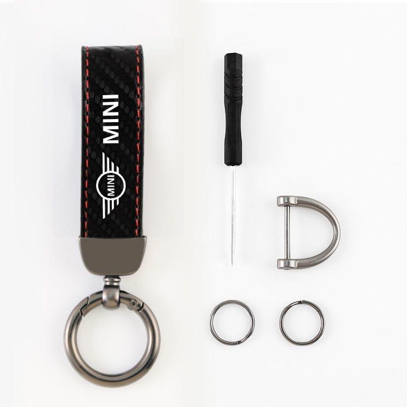 Car Emblem Keychain Car Key Ring Anti-Loss Keyring Pendants For BMW Mini Cooper R50 R53 R55 R56 R60 R61 F54 F55 F56 Sticker pd2
