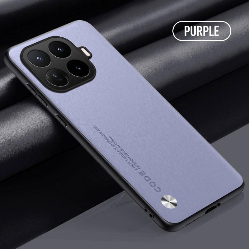 Custodia EUCAGR di Lusso in Pelle PU per Xiaomi 17T Pro Cover Posteriore Custodia per Telefono in Silicone a Protezione Totale per Xiaomi 17TPro