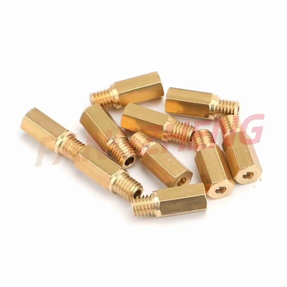 Pack of 10Pcs Main Jet For Keihin FCR OKO KOSO PE PWK Carburetor Hexagon Main Injector Nozzle Motorcycle ATV Go-Kart MOTORS
