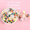 5Pcs Dollhouse Mini Simulation Small Umbrella Diy Earrings Necklace Charms Scrapbooking Embellishment Craft Decoration