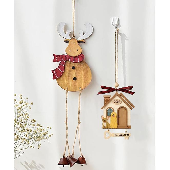 House Warming Ornament 2025, Our New Home with Cute Dog, Welcome Home Gift Ideas for Her & Him or Couple, House Warming Gifts, New Homeowner Present
