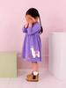 Girls' Embroidered Long-Sleeve Autumn Princess Dress - European/American Style