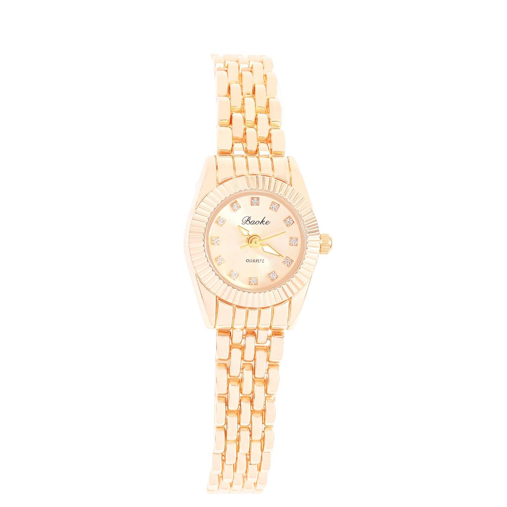 Fashion luxury ladies quartz watch rhinestone alloy material, suitable for daily wear, Christmas and other holiday gifts