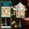 2025 Mid-Autumn Festival Handmade DIY Ancient Style Lanterns for Children - Rabbit & Flower Designs