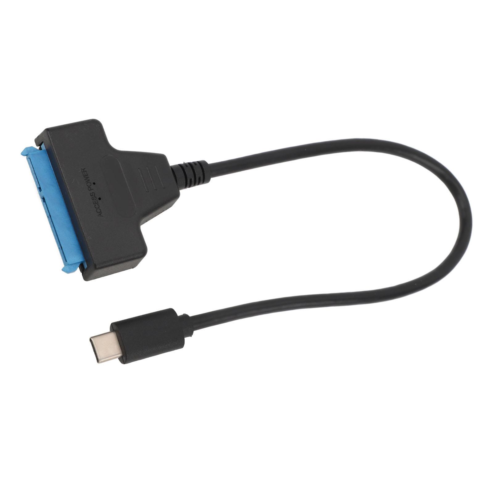 

Кабель-адаптер SATA to USB 3.1 Type C с поддержкой UASP 6 Гбит/с, кабель-конвертер для жесткого диска 2,5 дюйма