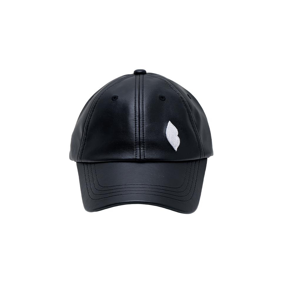 Baleudo Faux Lambskin Logo Cap