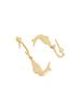 Kicky and Perky 925 Sterling Silver Gold Plated Bird Earring for Women