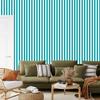 Wallpaper Stripes Turquoise, Center Turquoise for Living Room and Bedroom 50x1000