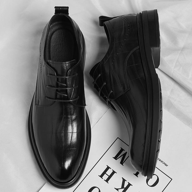 Wedding Formal Oxfords Shoes Business Casual Office Shoes for Men Classic Pointy Men's Business Shoes Comfy Male Derby Footwear