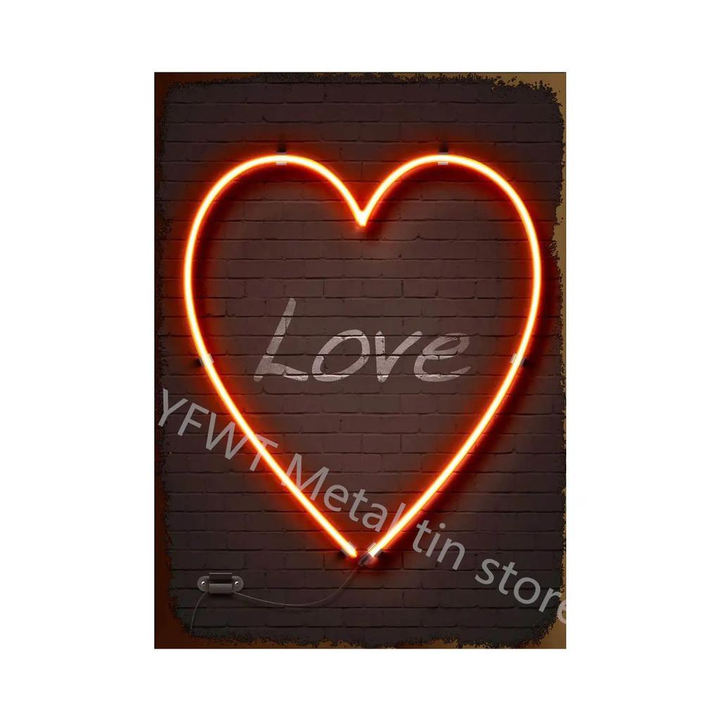 Vintage Colorful Neon Toilet Sign Sexy Woman Plaque Vintage Tin Sign Retro Metal Sign Decorative Plaque Wall Decor