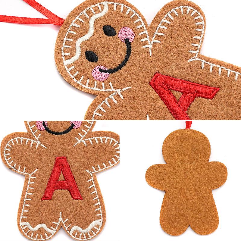 Cross-border Gingerbread Man Christmas Tree Ornament Pendant