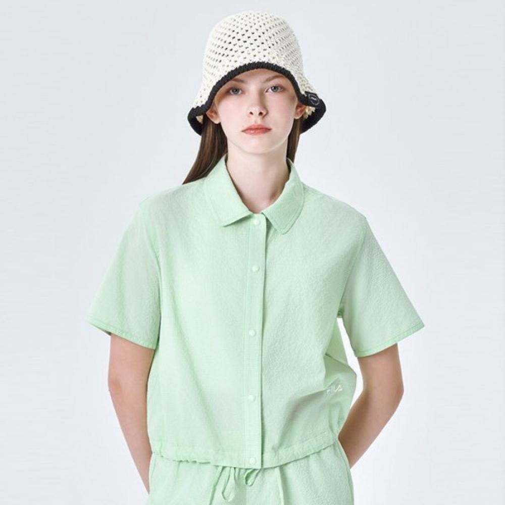 

Fila Seersucker Semi Crop Jacket MINT/090
