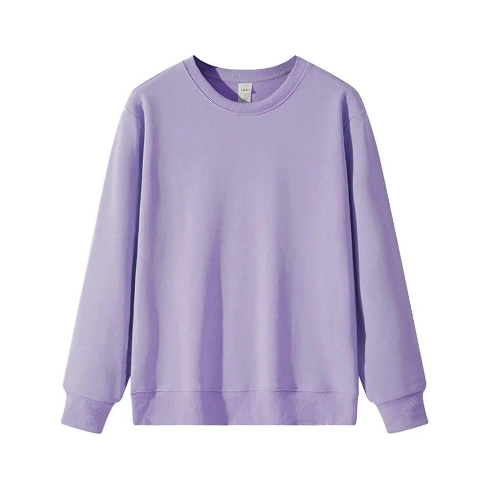 Felpe Harajuku da uomo pullover autunnali da uomo tinta unita coreana felpa con cappuccio casual o collo top basic Hip Hop streetwear