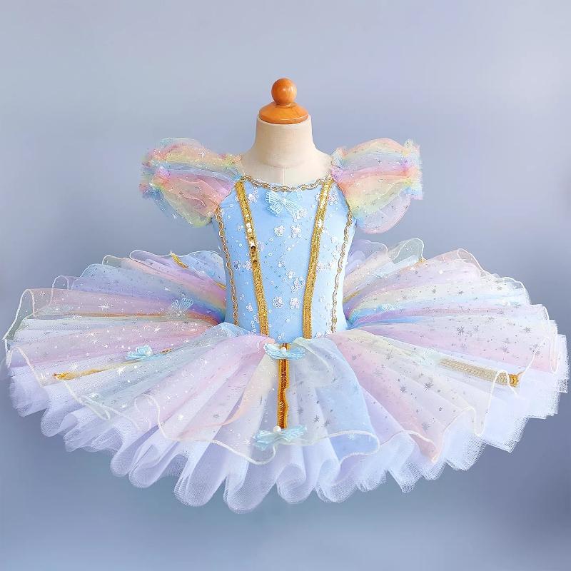 Summer Ballet Dress Dance Performance Costume Fashion Dresses for Girls Ballerina Clothing Children s Stage Outfit kids clothes 110
