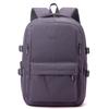 Schoolbag temperament trendy new 1011 fashion commuter class backpack simple solid color nylon cloth plain elegant backpack women