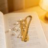Seitenmarkierer Lesezeichen für Damen, Herren und Studenten Metall-Lesezeichen für Buchliebhaber Handgefertigte Metall-Lesezeichen mit Anhänger