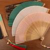 Retro Hand Fan Bamboo Folding Fans Chinese Style Dancing Fans Elegent Chinese Fan Art Craft Gift Female Woman Fan Photo Props