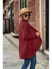 2025 European & American Autumn/Winter Women's Long-Sleeve Solid Color Loose Cardigan