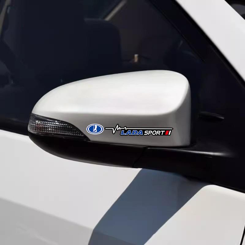 2 Stück Auto Karosserie Fenster Scheibenwischer Aufkleber Decals Zubehör für Lada Vesta Niva Samara Kalina Largus Priora Xray Granta Cross