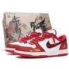 Big Abrasion Resistant Low Top Skateboard Shoes Men's Red White 355152-150(Team804-SBOX)