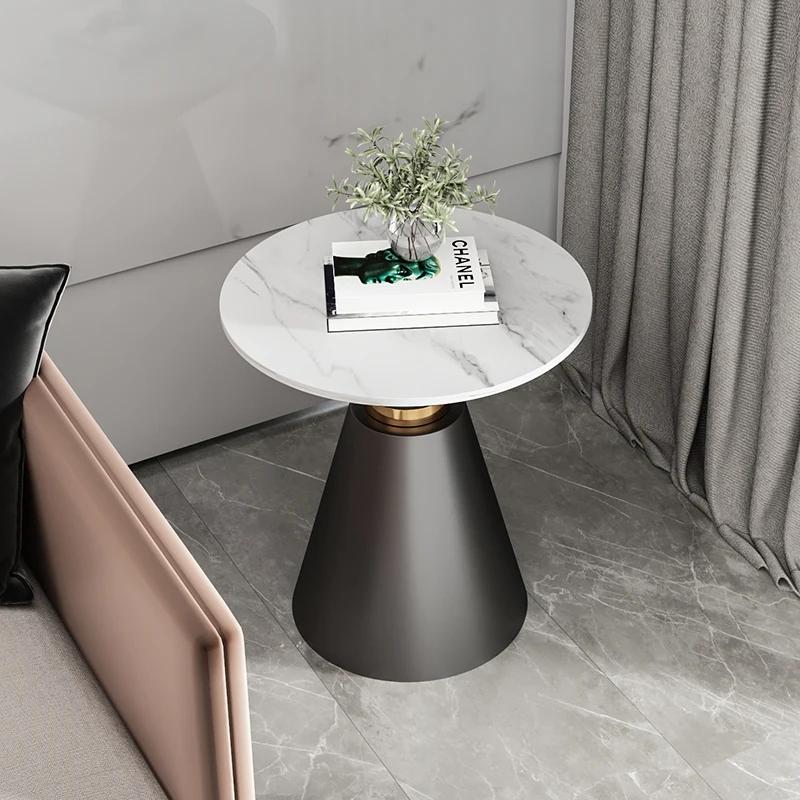 Designer Round Coffee Tables Marble Entrance Sofa Side Living Room Coffee Tables Minimalist Aesthetic Kaffee Tische Decorations