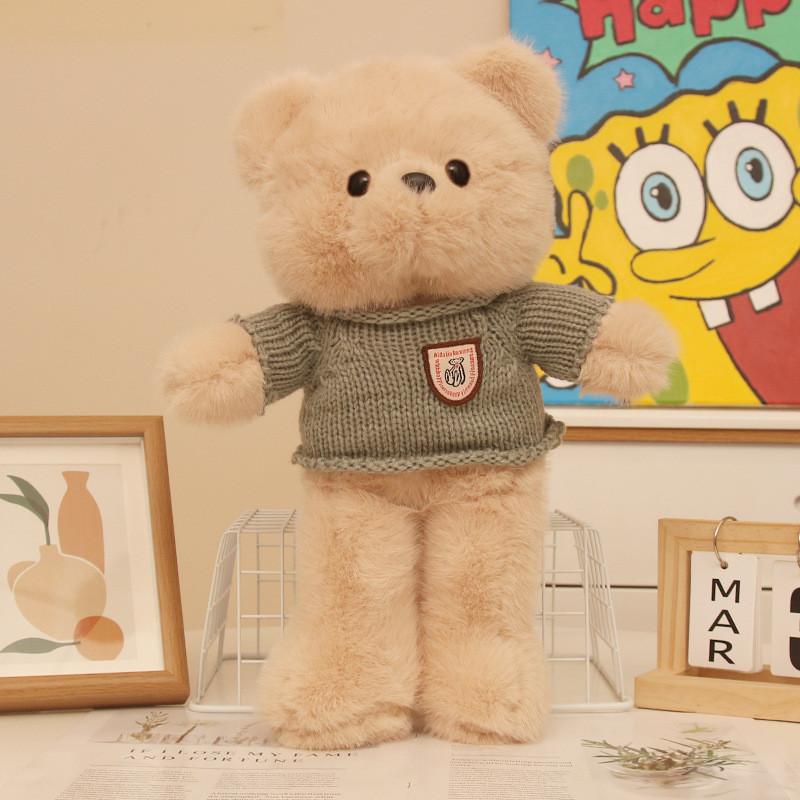 Peluche de Oso de Peluche con Pajarita Para Niños y Adultos Perfecto Como Regalo Para Niños y Parejas
