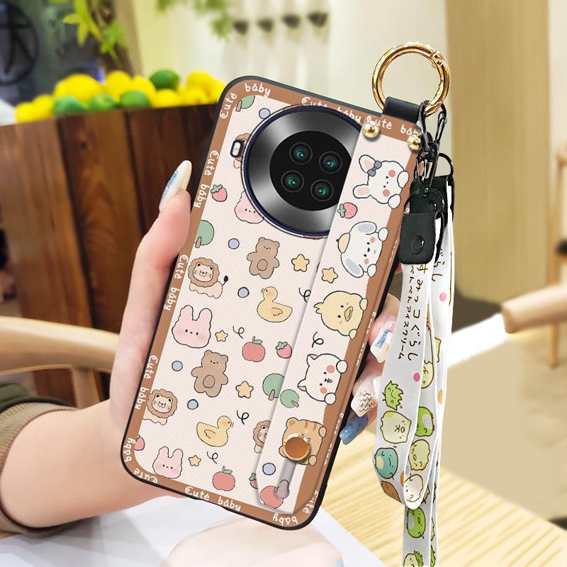 Ring Durable Phone Case For Cubot Note20 Protective Anti-knock Waterproof Shockproof Wristband Cartoon Dirt-resistant