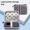 Carrying Case Label Maker Machine Organizer Large Capacity Zipper Closure Shockproof Portable Label Printer Storage Holder