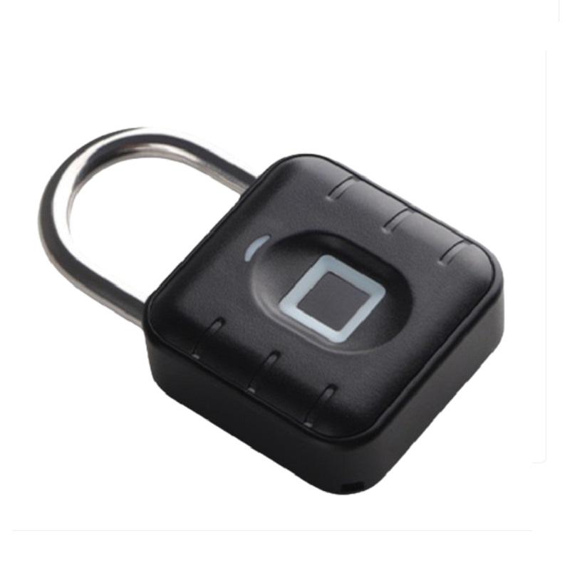 Keyless Smart Fingerprint Padlock for School Locker Gym Cabinet IP67 Waterproof Biometric Zinc Alloy Lock with USB Charging Port