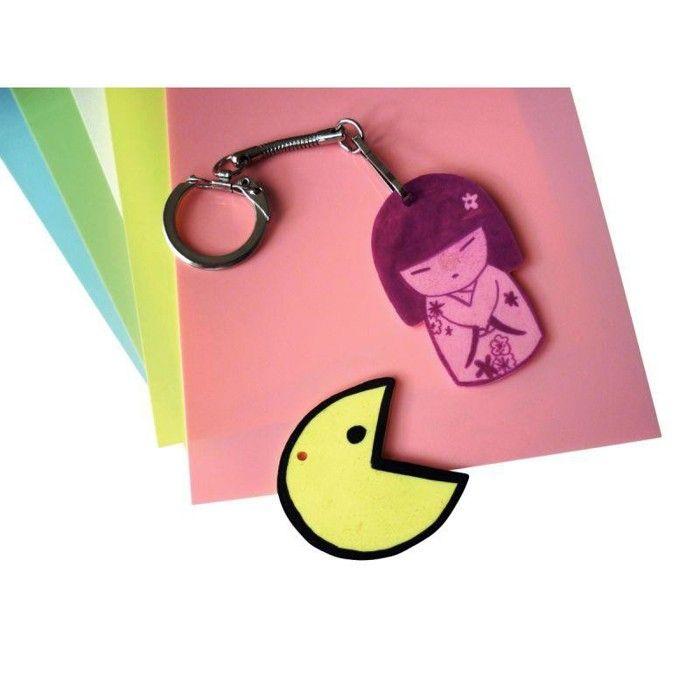 Plastic Dingue Pocket 5 Pastel Sheets