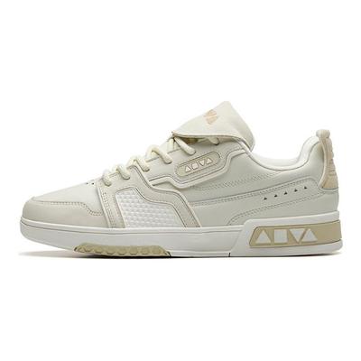Aoyou Casual Trend Antiderrapante Absorvente de Choque Resistente ao Desgaste Tênis de Skate Cano Baixo Masculino Tênis Branco Amarelo 112238073-2