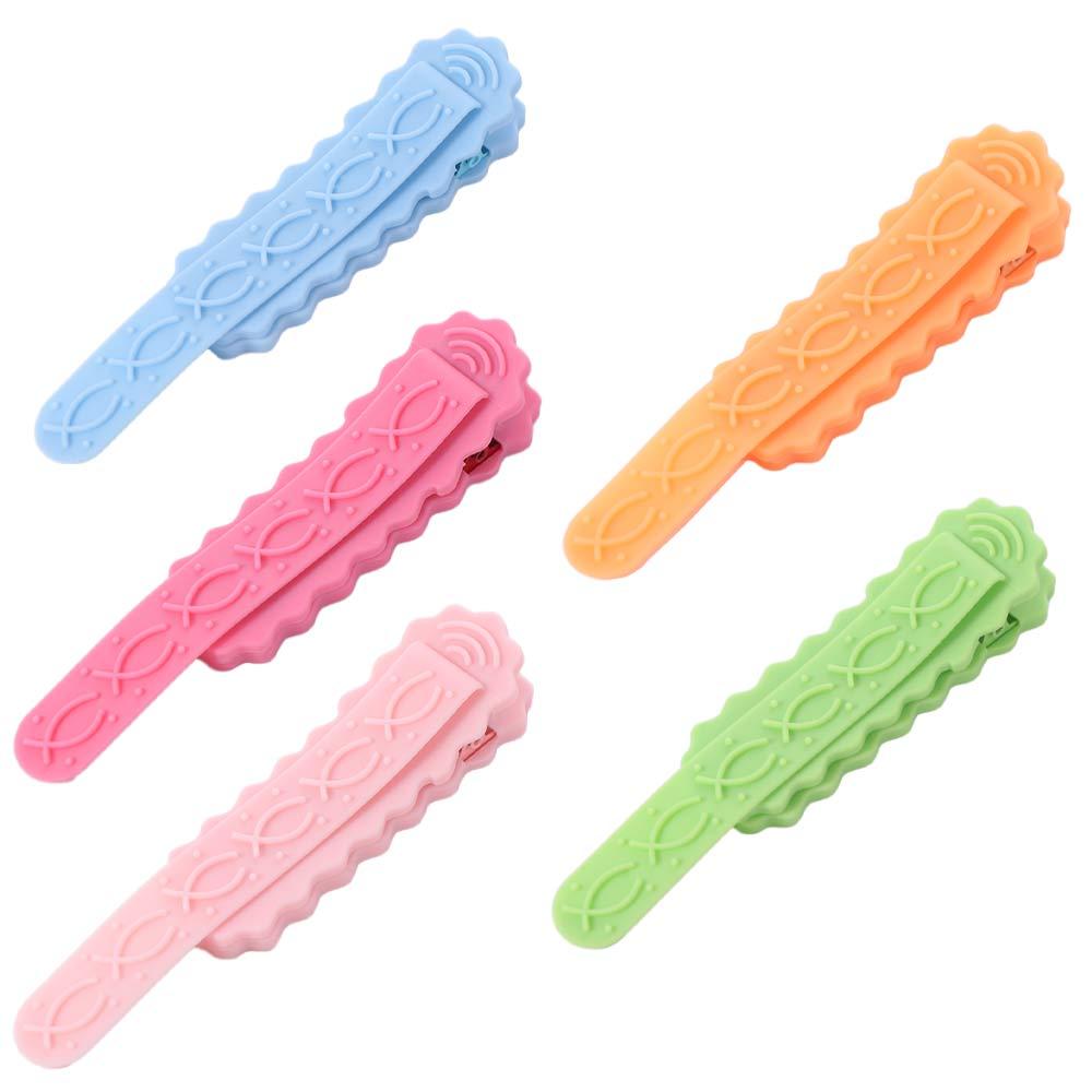 2pcs Silicone Silicone Bookmark Clip Multi-color Book Paginator INS Corner Page Marker  Business