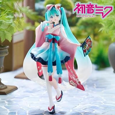 20CM Anime Hatsune Miku Action Figural Latest Tokyo Kimono PVC Decor Anime Action Model Model Toy Doll Collectibles Christmas Gift