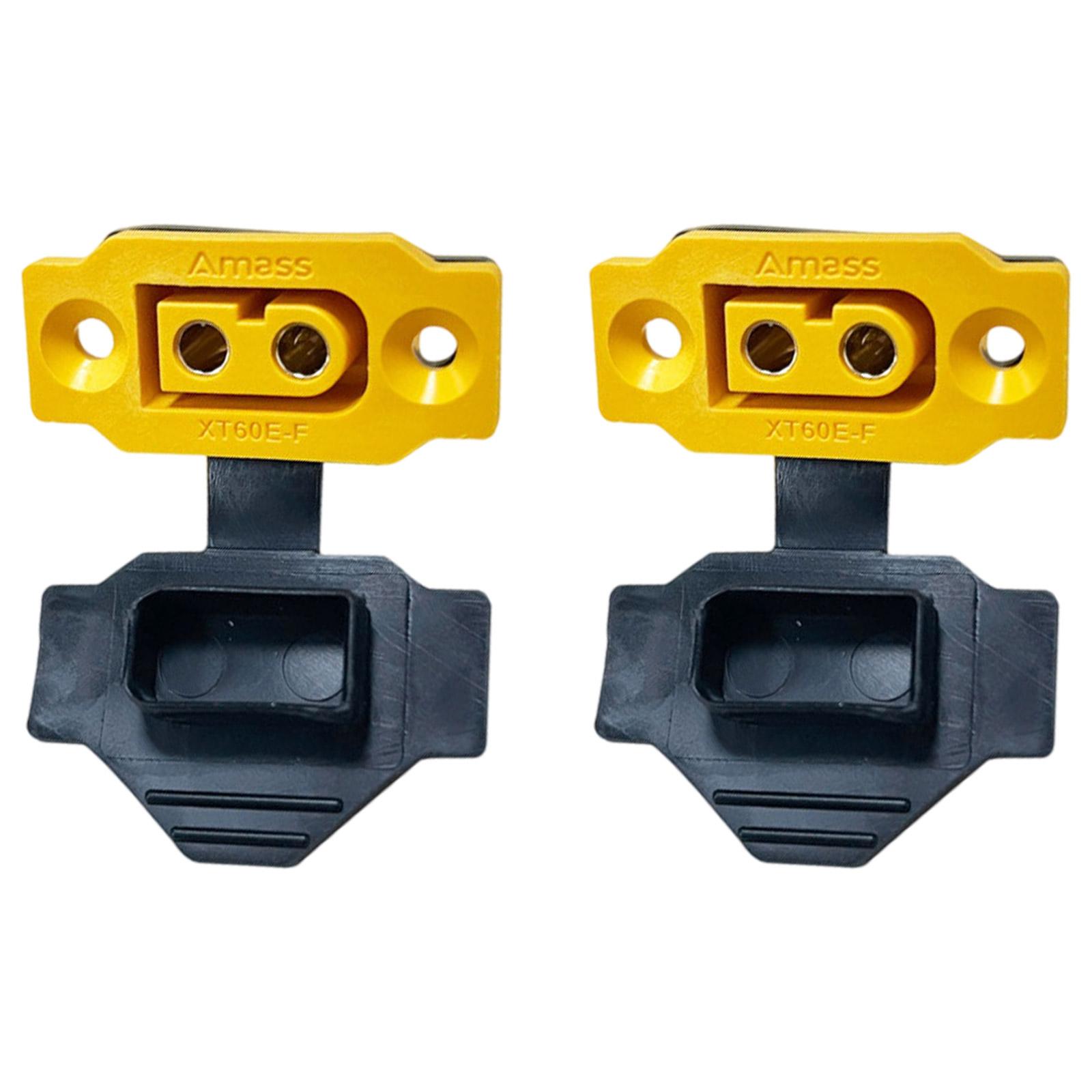 

XT60 Mountable Fixed Female Plug Adapter Battery Soldering Connector for Remote Control Model Racing Drones