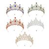 Luxurious Tiaras Women Crystal Crown Princess Headpiece for Bridal Parties and Birthday Celebrations