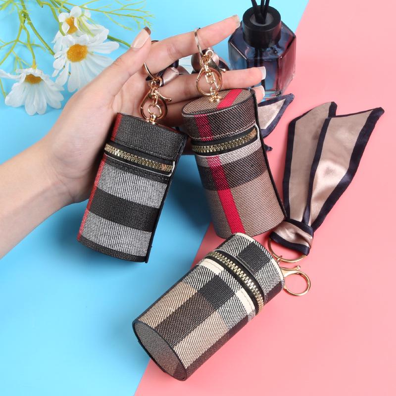2024 Vintage Monogram Coin Purse: Mini Earphone, Lipstick & Keychain Bag