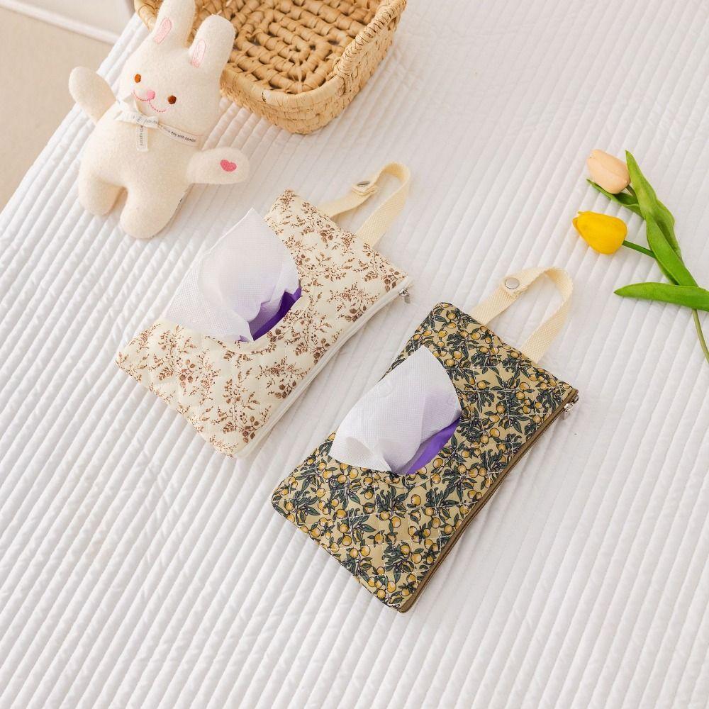 Reusable Baby Wipes Dispenser Portable Hanging Napkin Case Car Tissue Dispenser  Stroller Use