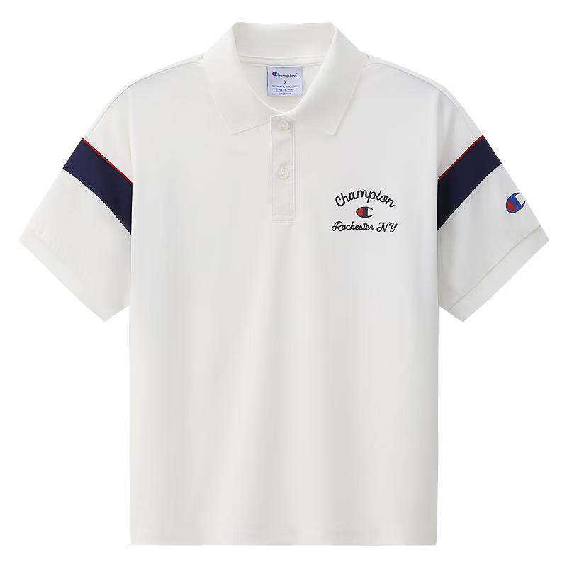 Champion Unisex Kids  Breathable Mesh Polo T-Shirt