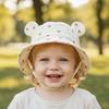Adjustable Children Beach Caps Print Design Rabbit Ear Hat Unisex Baby Sun Hat  Kids Wear