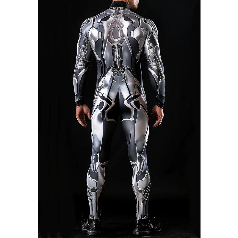 3D digitální tisk Kostýmy pro jevištní vystoupení Dospělí Halloweenské akce Karnevalová tématická párty Cosplay oblečení Hra na předstírání Kombinéza oblečení prodej