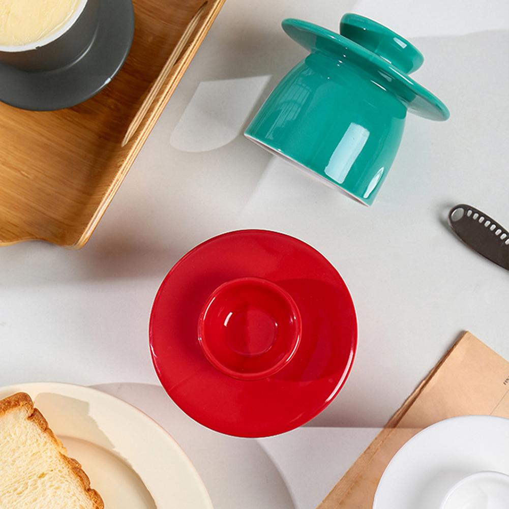 Butter Crock, Butter Container With Scraper, Lid, Smooth Edges, Bottom Anti Slip, Ceramic French Butter Dish Festival For Family, Friends, Holiday...