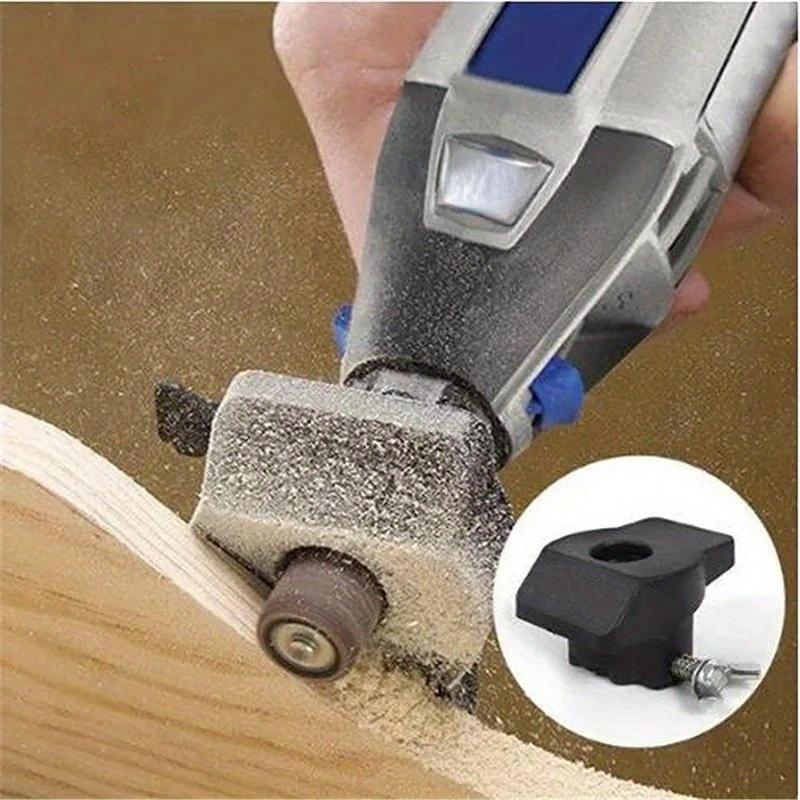 

2 шт. Насадка-направляющая для шлифовки и полировки, локатор-позиционер для роторного инструмента, адаптер для дрели, аксессуары для деревообработки 2pcs чёрный